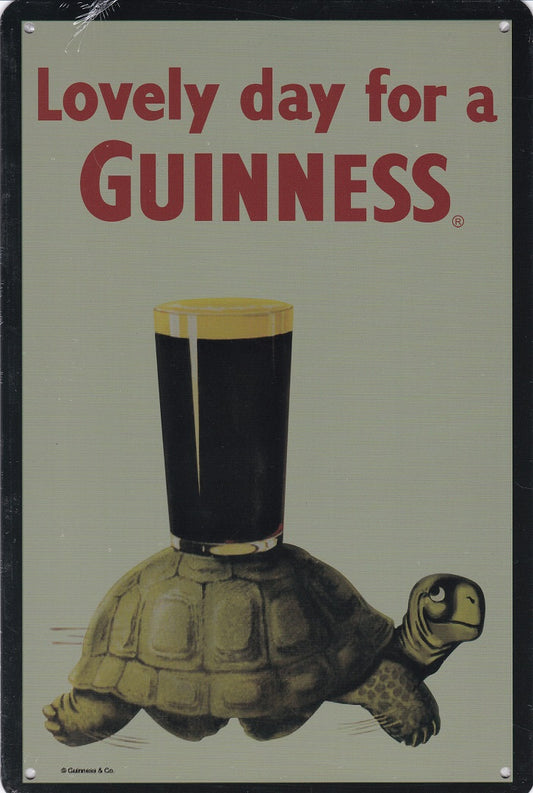 Lovely day for a Guinness Vintage Metal Sign