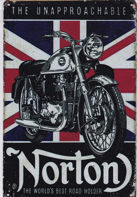 Norton - World's Best Road Holder Vintage Metal Sign