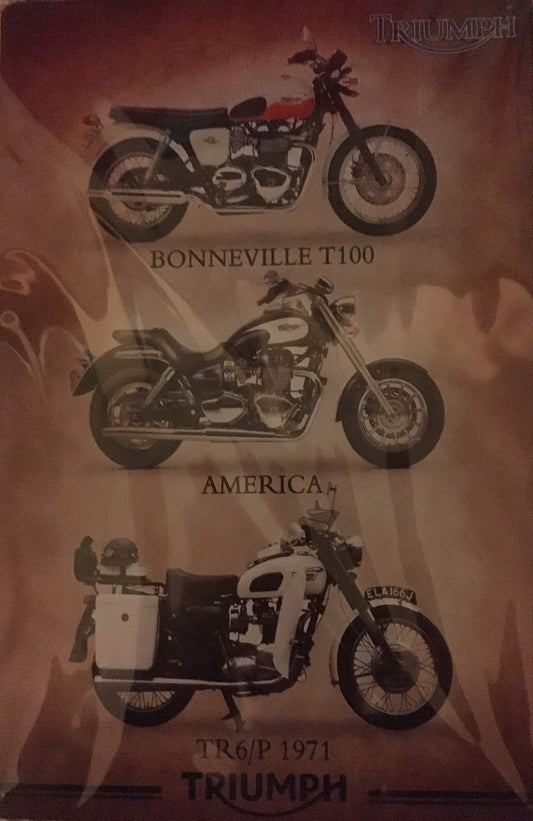 Triumph Motorcycles Vintage Metal Sign